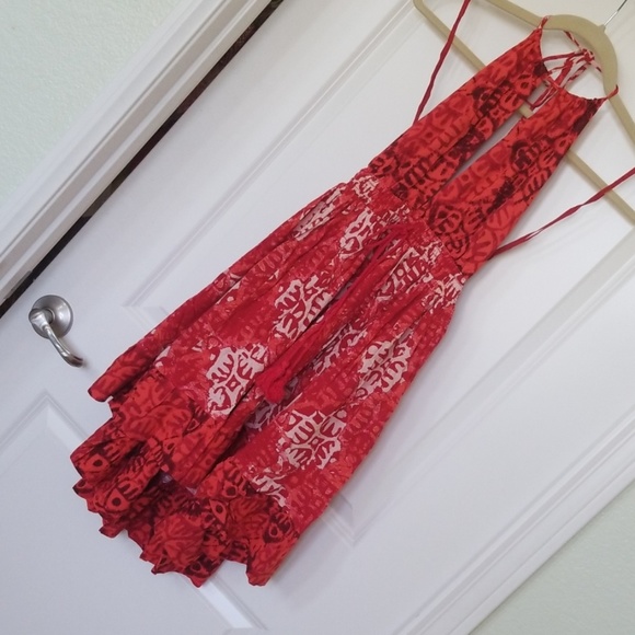 Free people flowy halter dress 💕host pick - Picture 5 of 8